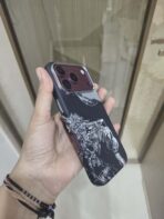 "Lion Looking Sky" Embossed Phone Case - Image 3