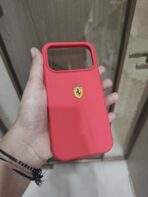 Ferrari Sports Car Logo Liquid Silicone Phone Case. - Image 2