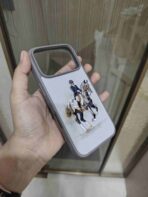 Equestrian Horse Embroidery Printed Phone Case - Image 2