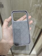Vintage Motorcycle Rider Embroidery Phone Case - Image 3