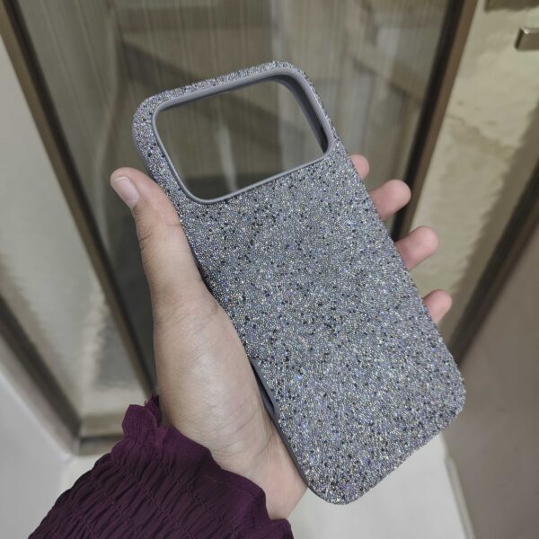 Swarovski High Smartphone Case in Silver Tone.