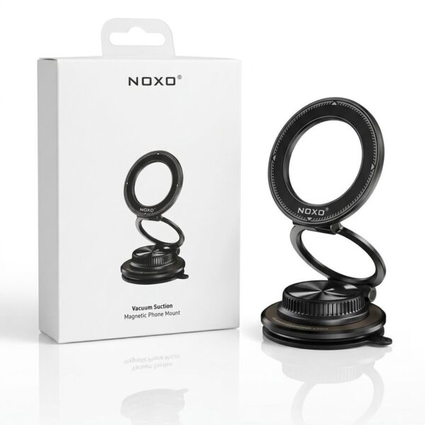 NOXO HDN-9 Vacuum Suction Magnetic Phone Mount.