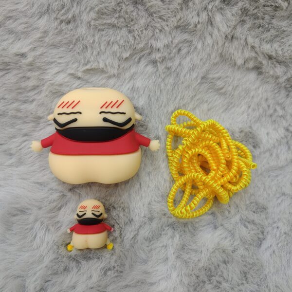 Shin-chan Character 18W / 20W Fast Charger Adapter Case and Cable Protector Combo.