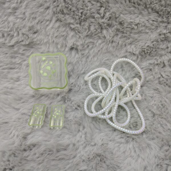 5-piece Epoxy Tulip Charging Cable Protector Set