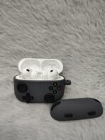 Retro Game Console Case Cover for Apple Airpods Pro 3 with Carabiner (Black, Game Console) - Image 2