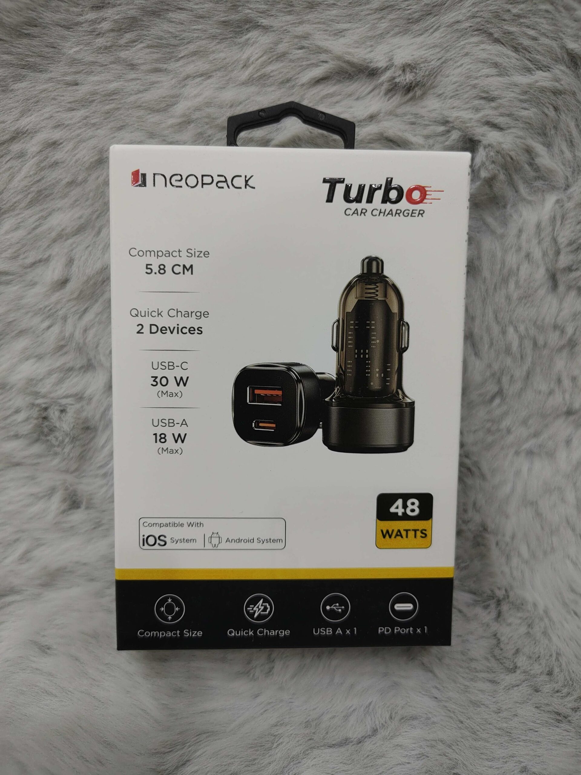 2026/09/3850-scaled.jpg Neopack 48W Turbo Car Charger. - Image 1