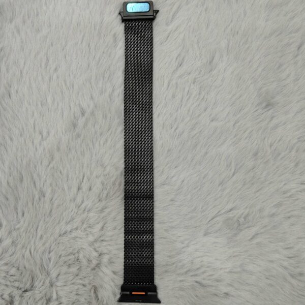 Black Milanese Loop Magnetic Watch Strap