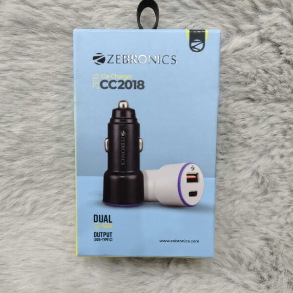 Zebronics ZEB-CC2018 Dual Output Car Charger