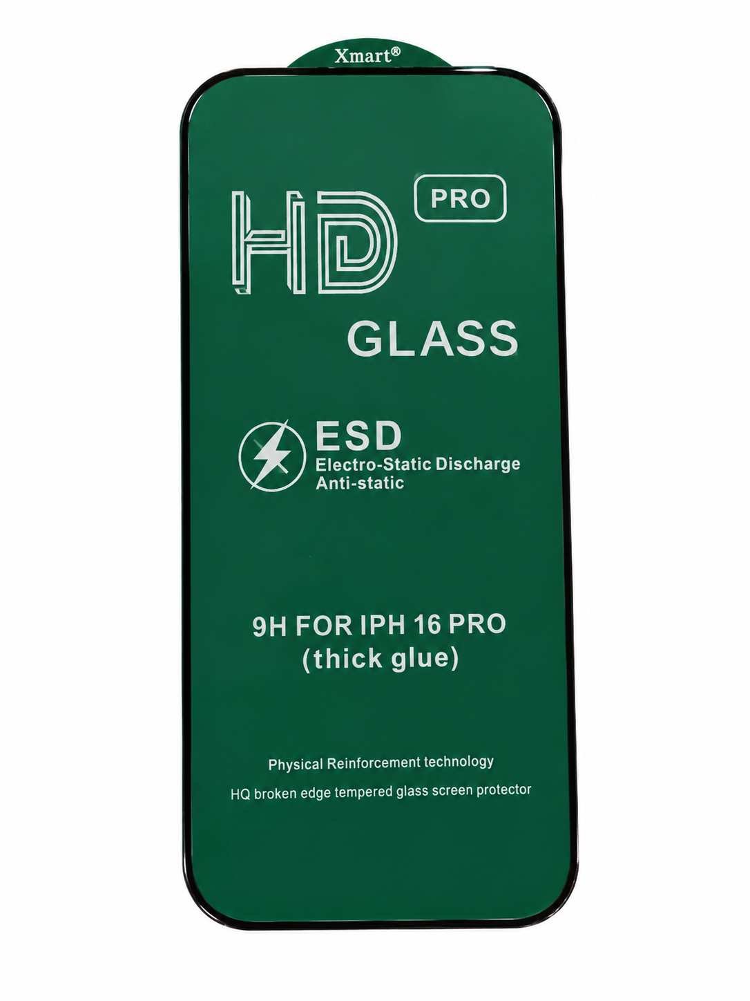 2026/09/4090.jpg Xmart HD Pro 9H Tempered Glass Screen Protector for iPhone 16 Pro - Image 1