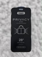 Xmart Privacy ESD Anti-Static & Anti-Dust Tempered Glass Screen Protector,