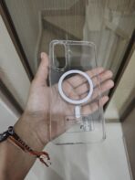 Crystal Clear Magnetic Phone Case with MagSafe compatibility. - Image 2