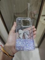 3D Rhinestone Bow Glitter Phone Case - Image 4