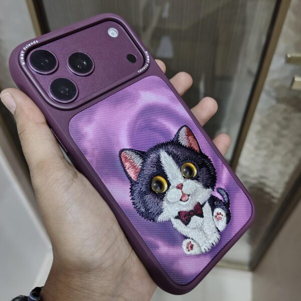 Nimmy Friends Big Eyes Pets 3D Embroidery Case.