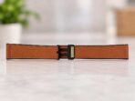 magnetic buckle leather smartwatch replacement strap. - Image 3