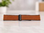 magnetic buckle leather smartwatch replacement strap. - Image 2