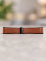 magnetic buckle leather smartwatch replacement strap.