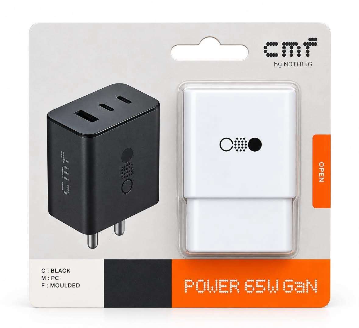 2026/10/6831.jpg CMF by Nothing Power 65W GaN Charger. - Image 1