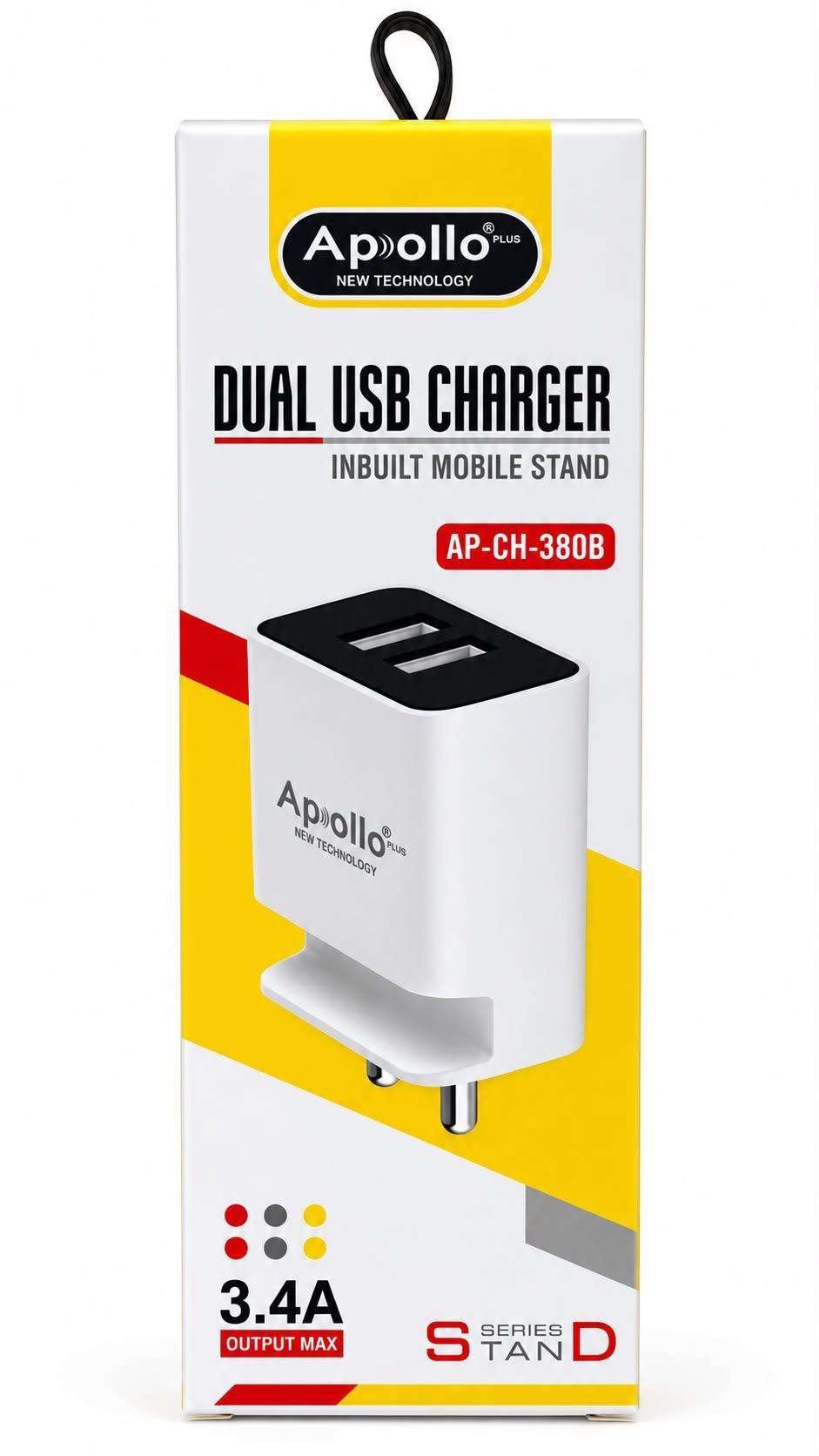2026/10/6853.jpg Apollo Plus Stand Series Dual USB Charger - Image 1