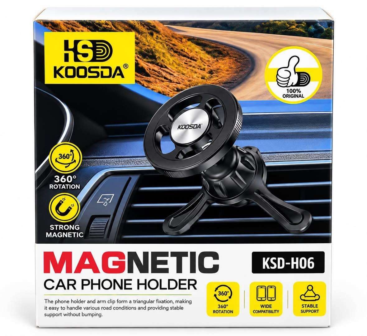 2026/10/6871.jpg KOOSDA Magnetic Car Phone Holder - Image 1
