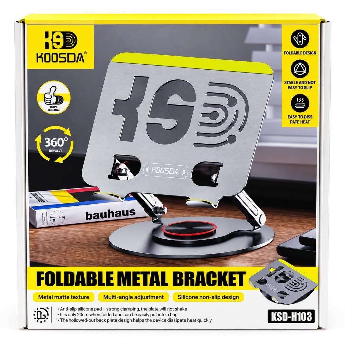 2026/10/6898.jpg KOOSDA KSD-H103 Foldable Metal Bracket. - Image 1