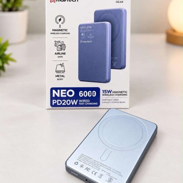 Muvtech Neo 6000mAh Wireless Power Bank.