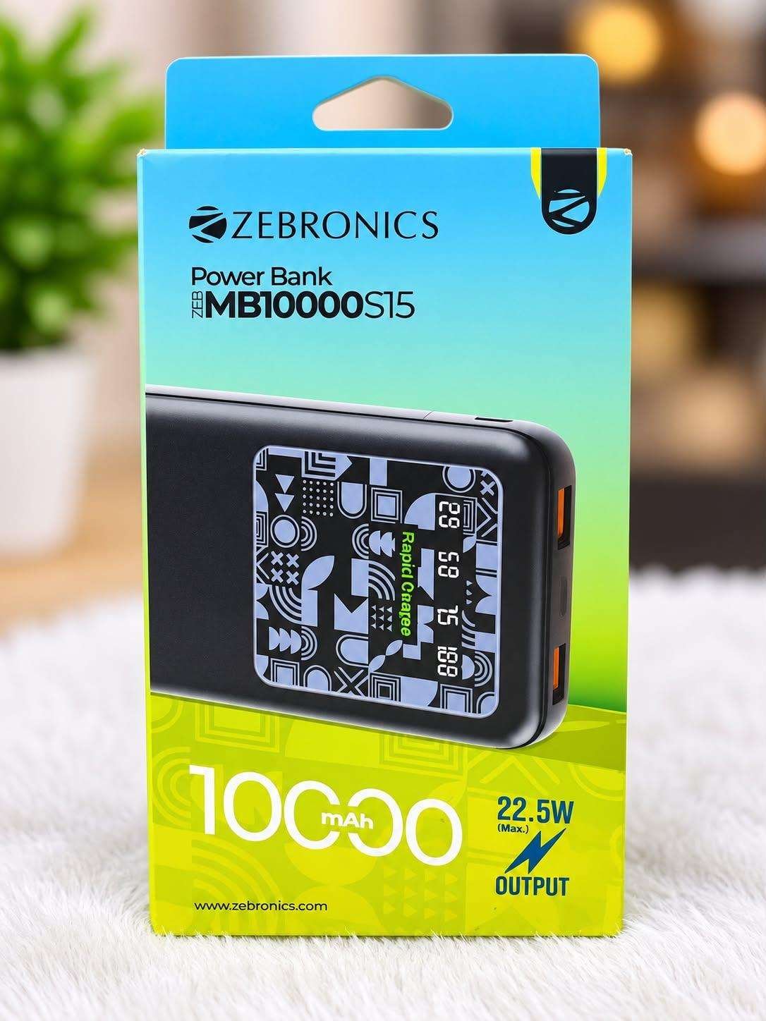 2026/10/7481.jpg ZEBRONICS MB10000S15 Power Bank. - Image 1