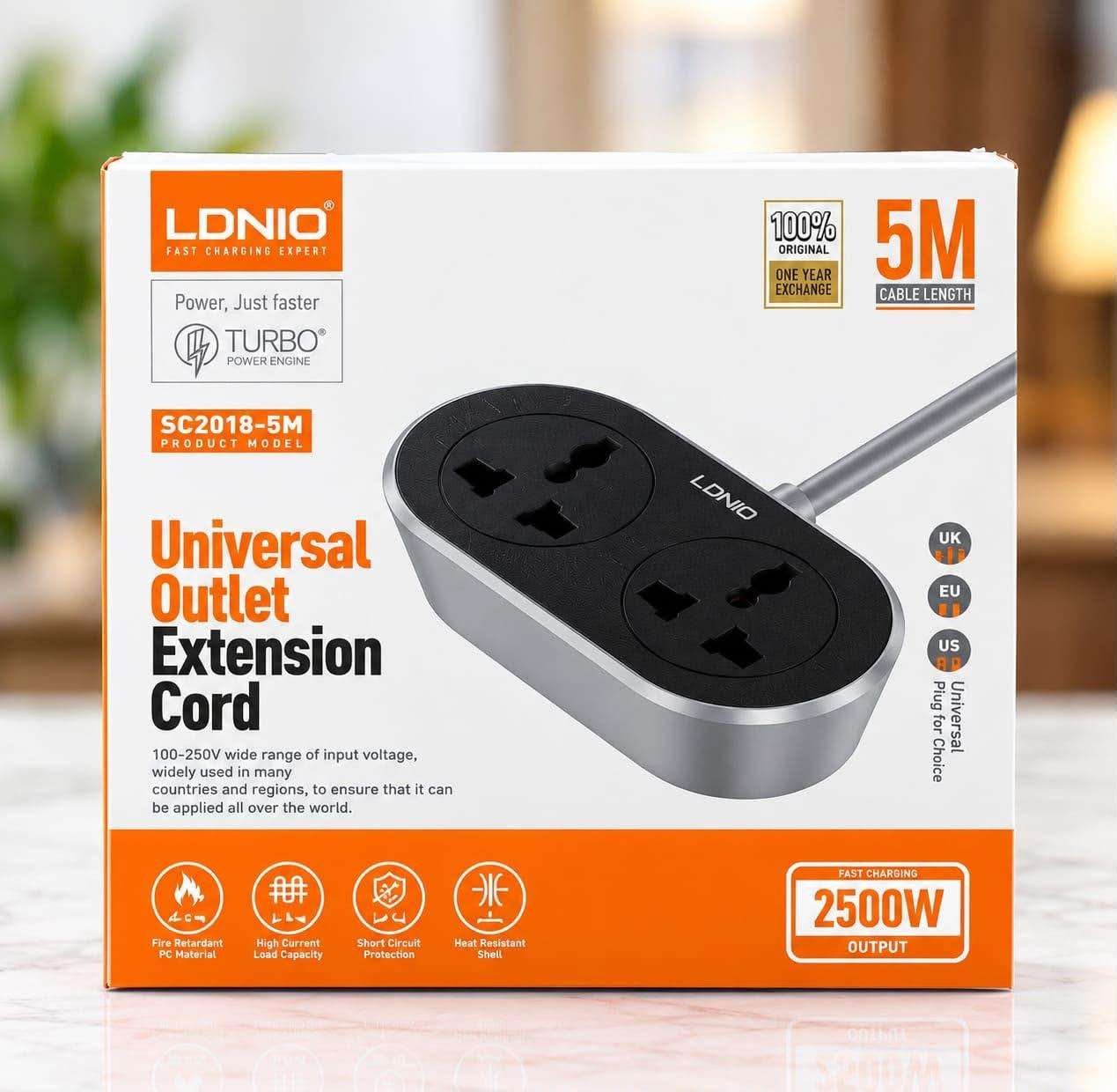 2026/10/7489-1.jpg Universal Outlet Extension Cord, - Image 1